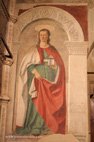photo de la ville de Arezzo fresque église san domenico