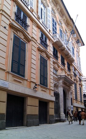 Genoa town picture Palazzo Bianco