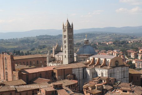 Visite de la ville de Sienne Palazzo Pubblico le Duomo