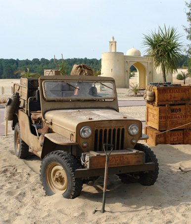 photo jeep mer de sable