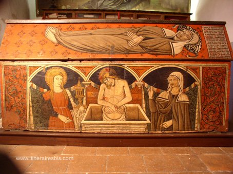 photo cercueil de Sainte Rita dans le couvent de Cascia