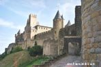 photo des lices et remparts de carcassonne