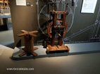 Visite de la Corderie Royale machine à filer le chanvre