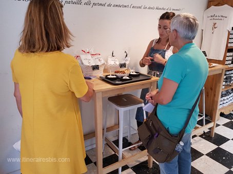 Boutique La N&icirc;moise &agrave; N&icirc;mes la d&eacute;gustation