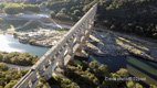 Photo aérienne du pont du Gard
