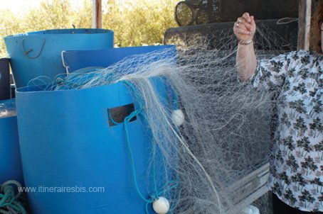 Visite à la ferme du Cabestan filet de pêche
