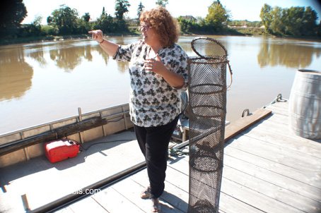 Visite à la ferme du Cabestan nasse pour la pêche à la lamproie