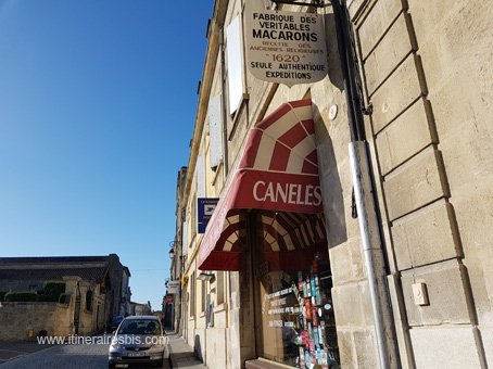 La boutique/fabrique des Macarons de Saint Emilion