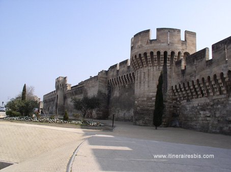 Visit Town of Avignon photograph ramparts interior of the town of Avignon