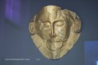 Visite d'Athènes musée archéologique masque mortuaire dit agamemnon