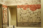 Visite d'Athènes musée archéologique fresque murale