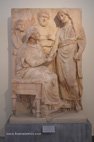 Visite d'Athènes musée archéologique stèle funéraire