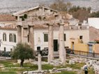 Visite d'Athènes porte d'Athéna
