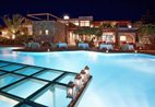 St Nicolas Bay Hotel in Agios Nikolaos Restaurant Minotaure near the pool