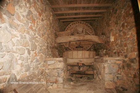 visite du plateau du Lassithi roue d'un moulin à Seli Ambelou
