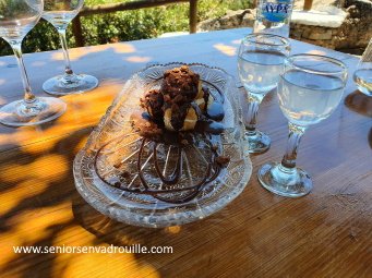 Restaurant Gioma Mezze des profitéroles bien fraîches