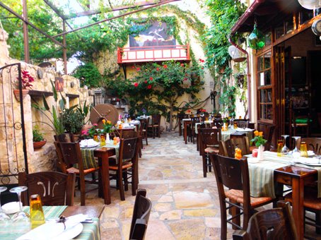 Picture Pigadi Restaurant in Rethymno the terrace