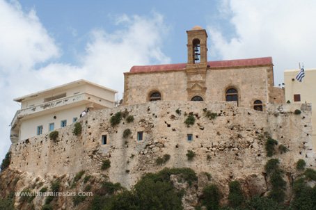 Visite du monastère de Chrysoskalitissa l'église