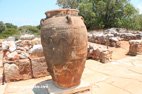 Site archéologique de Malia amphore retrouvée sur le site
