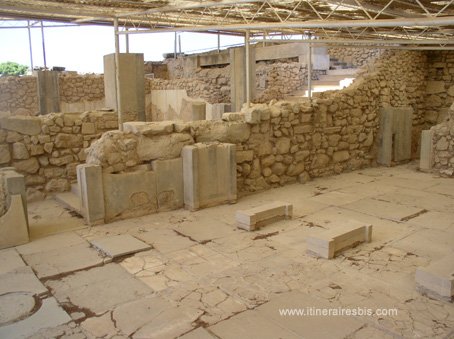 Visite du site archéologique de Phaistos la chambre du Roi