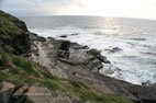 Falaises de Moher Wild Atlantic Way avec le soleil couchant