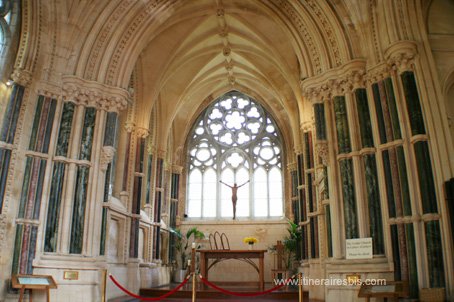 Visite de Kylemore Abbey le coeur de la chapelle