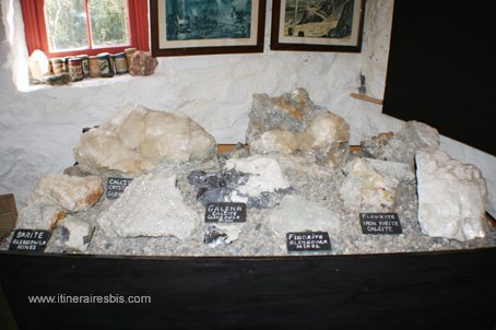 Visite de la mine de Glengowla roches retrouvées dans cette mine