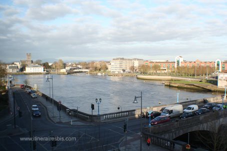 Visite de Limerick la ville vue du château