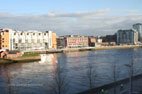 Viste de Limerick sur la Wild Atlantic Way vue sur la ville et le fleuve Shannon
