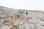 Randonnée dans le parc du Burren randonneurs 