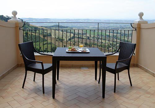 Hôtel Gallery à Recanati vue sur la campagne