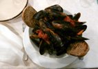 Hôtel Perticari moules sauce tomate
