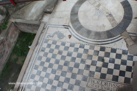 visite d'Ancône la salle des gladiateurs
