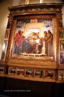 Visiter Pesaro retable couronnement de la Vierge