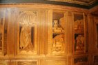 Visite de la ville de Urbino le studiolo en marquetterie
