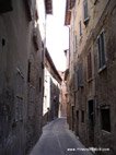 Visite de la ville de Urbino ruelle