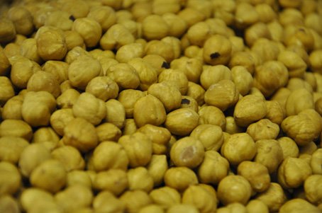 Terra delle Nocciole les noisettes prêtes à être dégustées