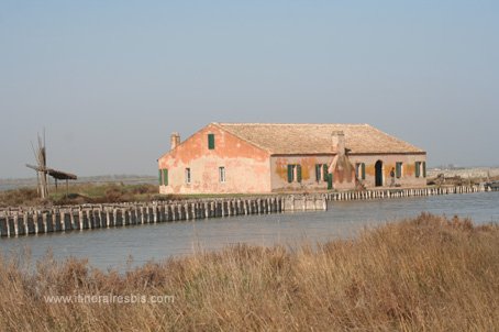 Visite de Comacchio une des maisons de pêcheurs