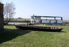 le bateau qui permet la visite des maisons de pêcheurs de comacchio