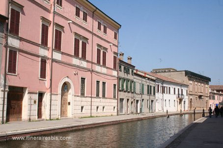 Visite de la ville de Comacchio les canaux