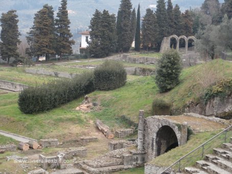 Visiter la ville de Fiesole ruines de l'ancienne Fiesole
