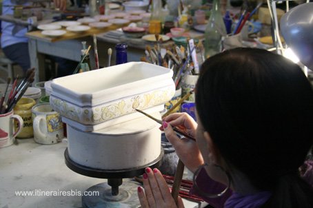 Visite de Gubbio photo Faïencerie de l'atelier Rampini