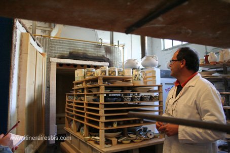 Visite de Gubbio photo Faïencerie de l'atelier Rampini