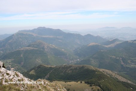 Visite des grottes de Monte Cucco paysages