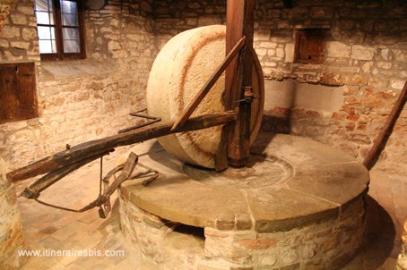 Visite de la ville de Costacciaro meule
