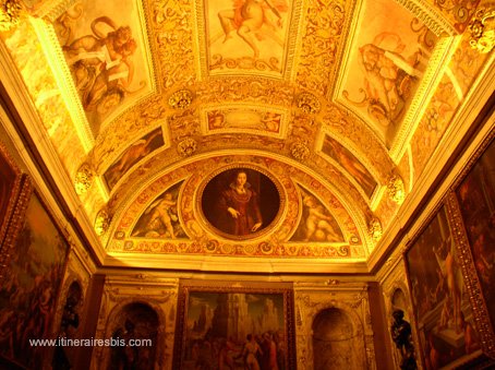photo du cabinet secret Pallazo vecchio Florence Firenze