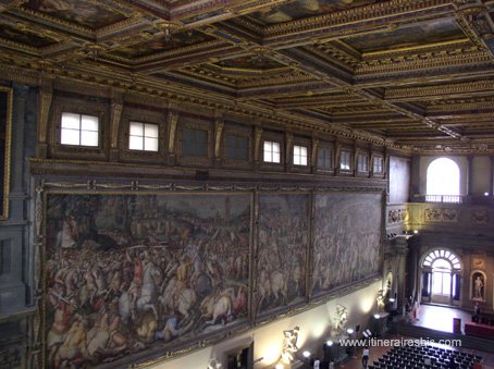 Photo salle des 500 du Palazzo Vecchio de Florence Firenze