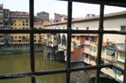 photo ponte vecchio vu du corridor vassari florence firenze