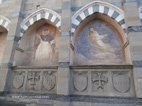 Pistoia fresque sur l'église Saint Paul