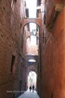 Visite de la ville ruelle de Sienne